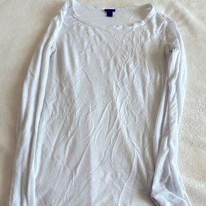 True Religion white long sleeve shirt